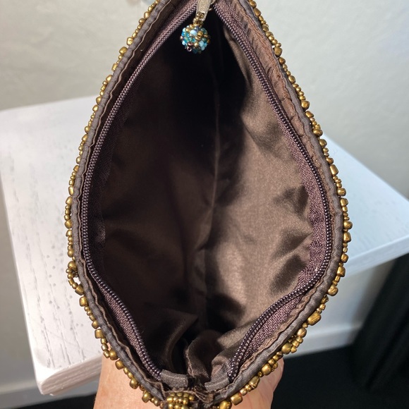 Beautiful beaded bridal shoppe event purse bag pochette - Picture 7 of 10